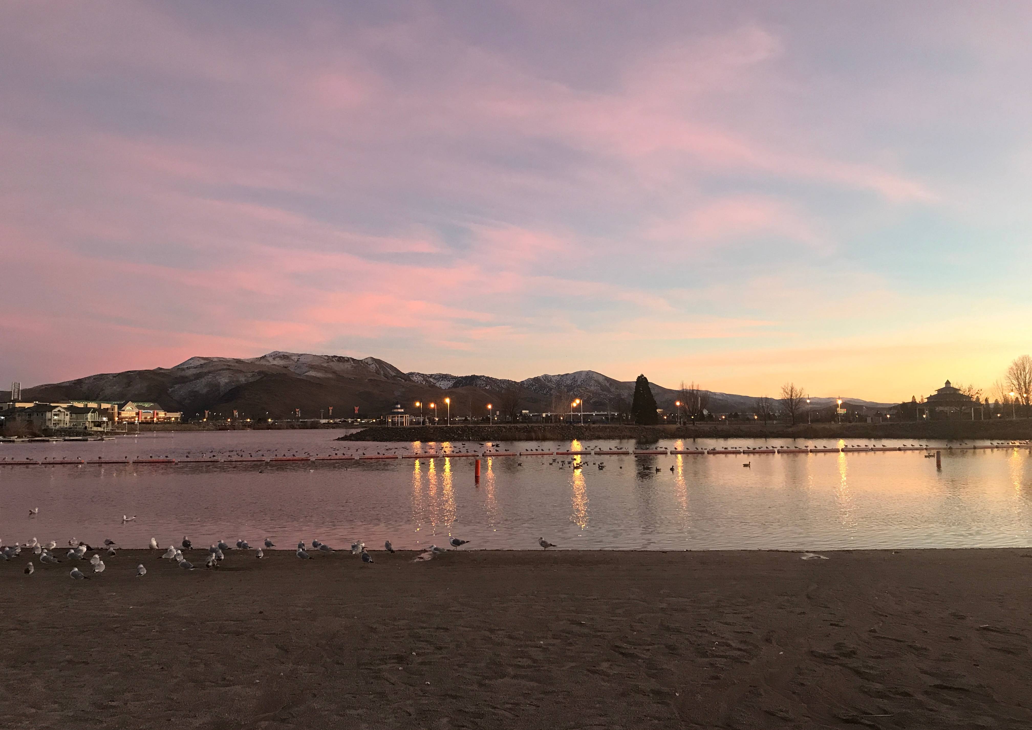 Sunset at the Sparks Marina